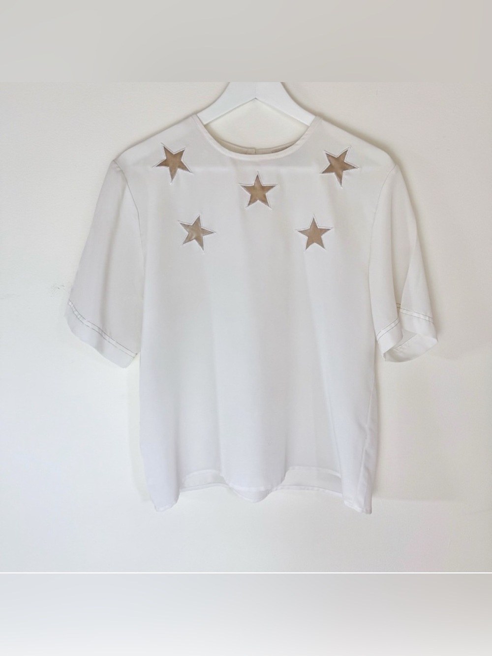 Vintage White Star Top